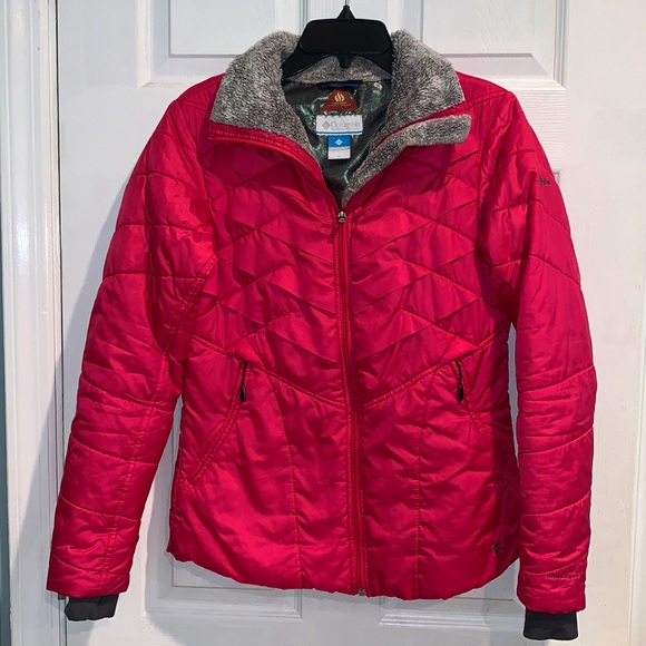 Columbia Jackets & Blazers - Columbia Kaleidaslope Omni Heat Hot Pink Jacket M